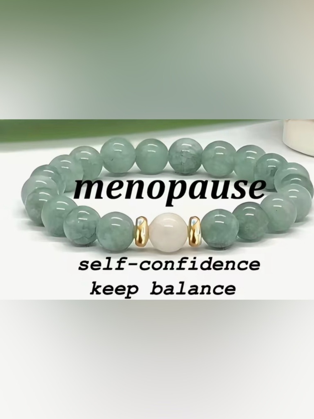 Beaded Stone Bracelet helps with Menopause!!